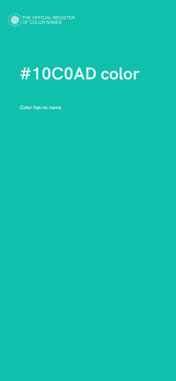 #10C0AD color image