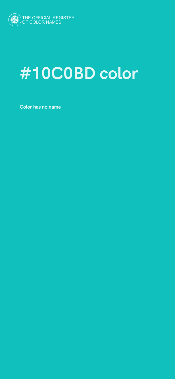 #10C0BD color image