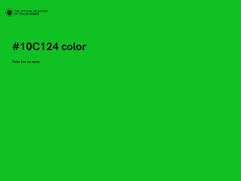 #10C124 color image