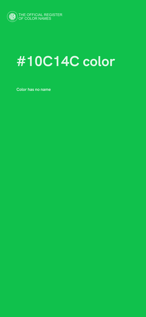 #10C14C color image