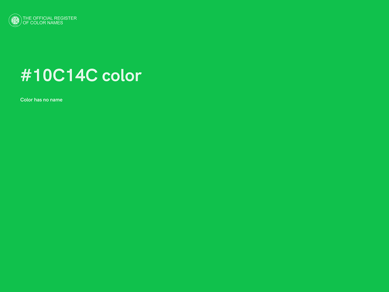 #10C14C color image