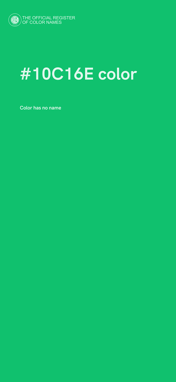 #10C16E color image
