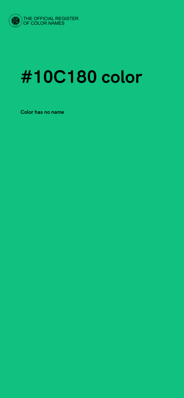 #10C180 color image