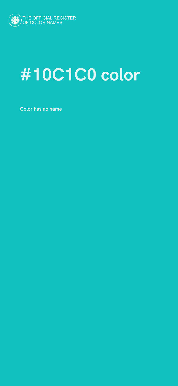 #10C1C0 color image