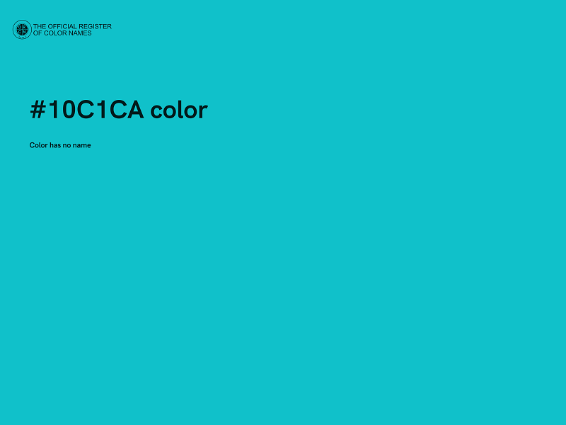 #10C1CA color image