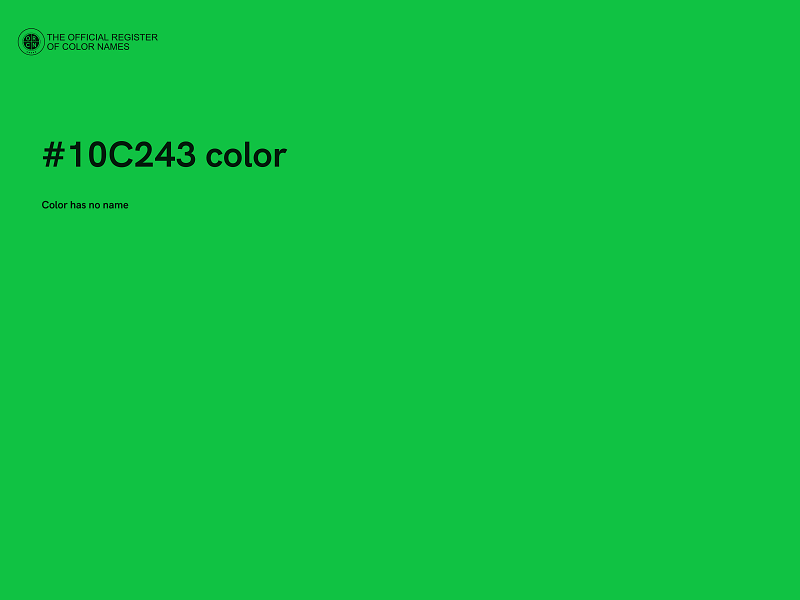 #10C243 color image