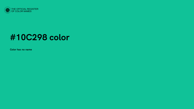 #10C298 color image