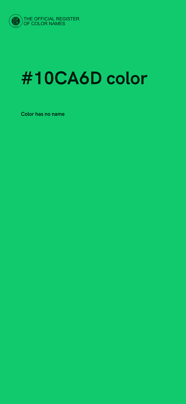 #10CA6D color image