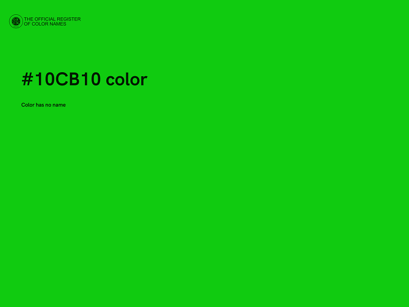 #10CB10 color image