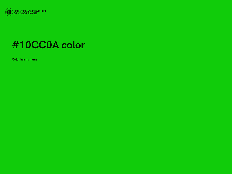 #10CC0A color image