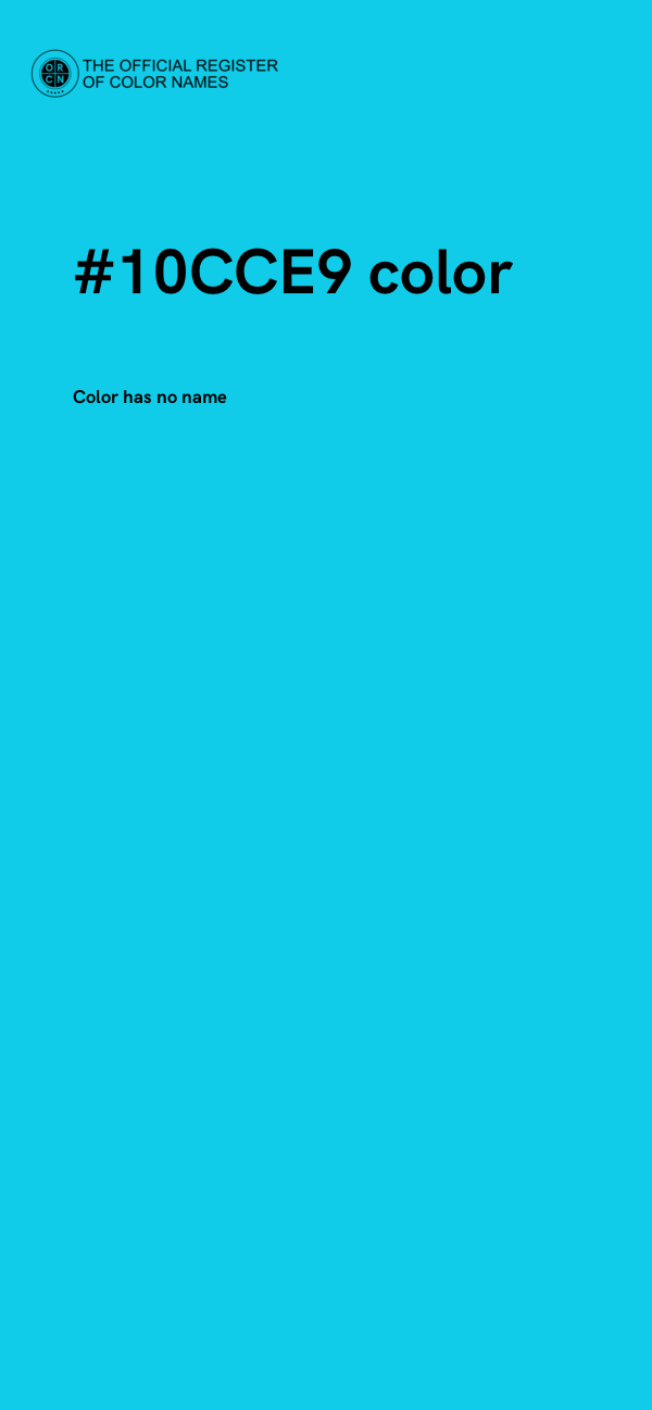 #10CCE9 color image