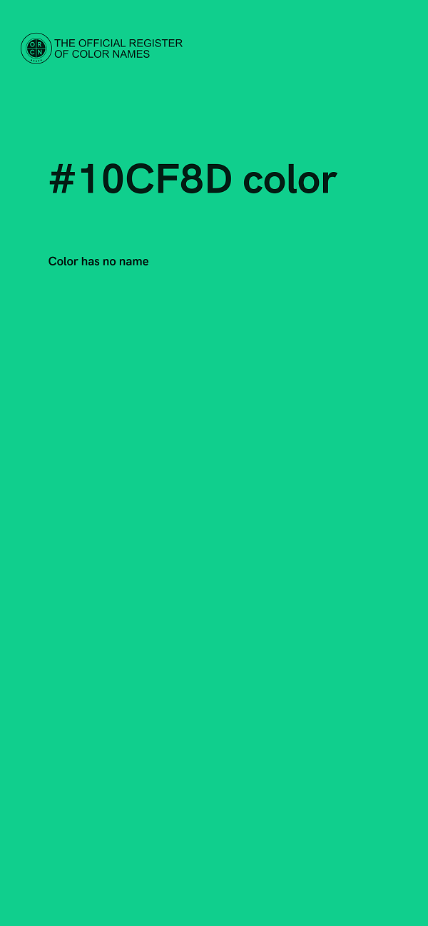 #10CF8D color image