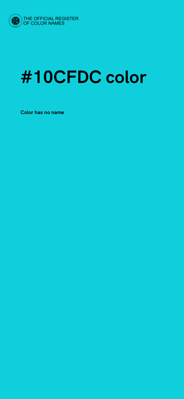 #10CFDC color image