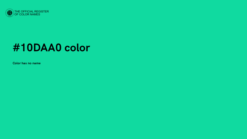 #10DAA0 color image