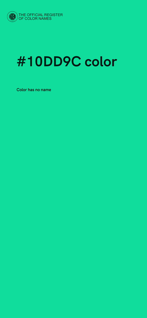 #10DD9C color image