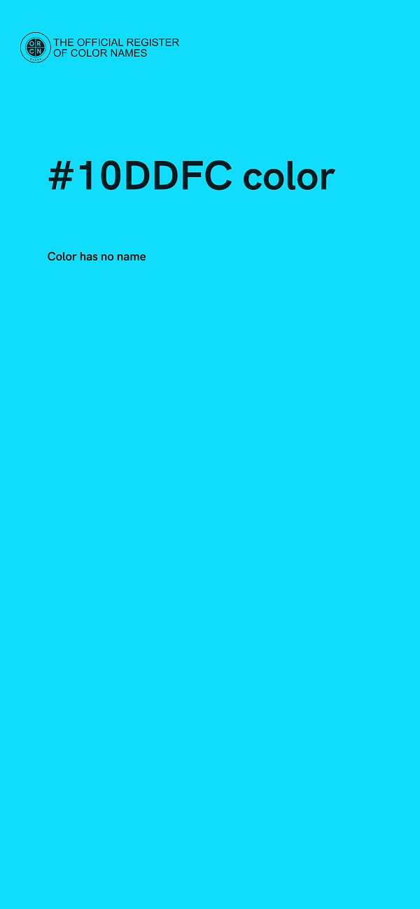 #10DDFC color image