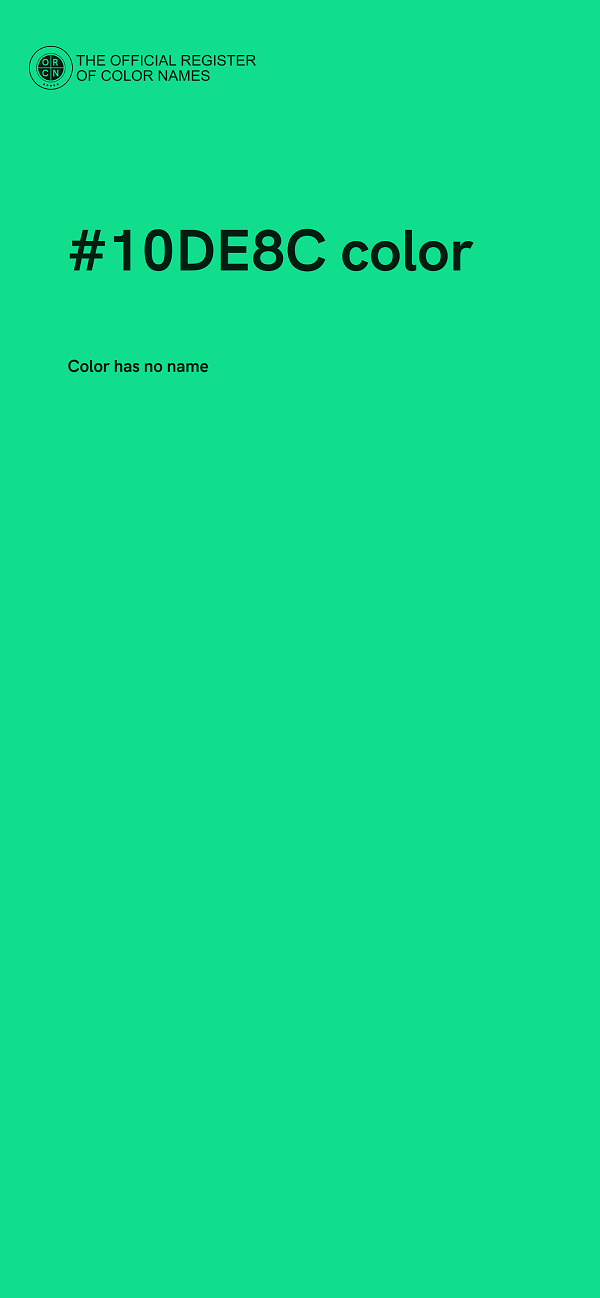#10DE8C color image
