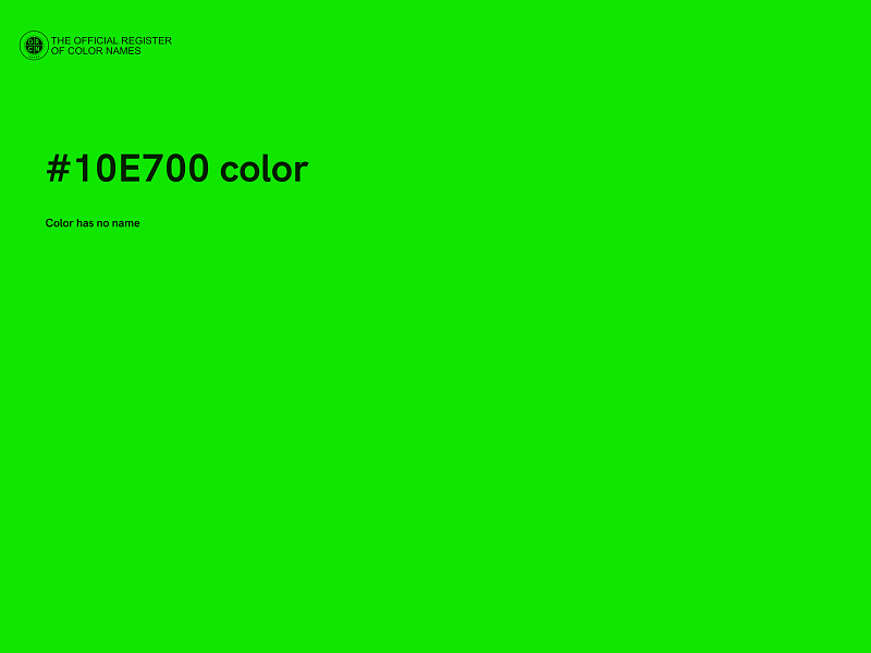 #10E700 color image