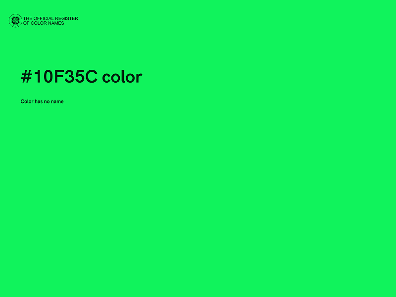 #10F35C color image