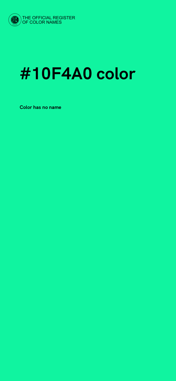 #10F4A0 color image