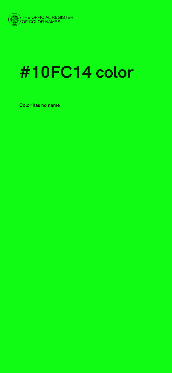 #10FC14 color image