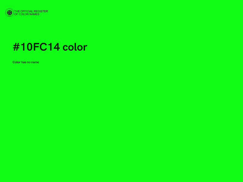 #10FC14 color image