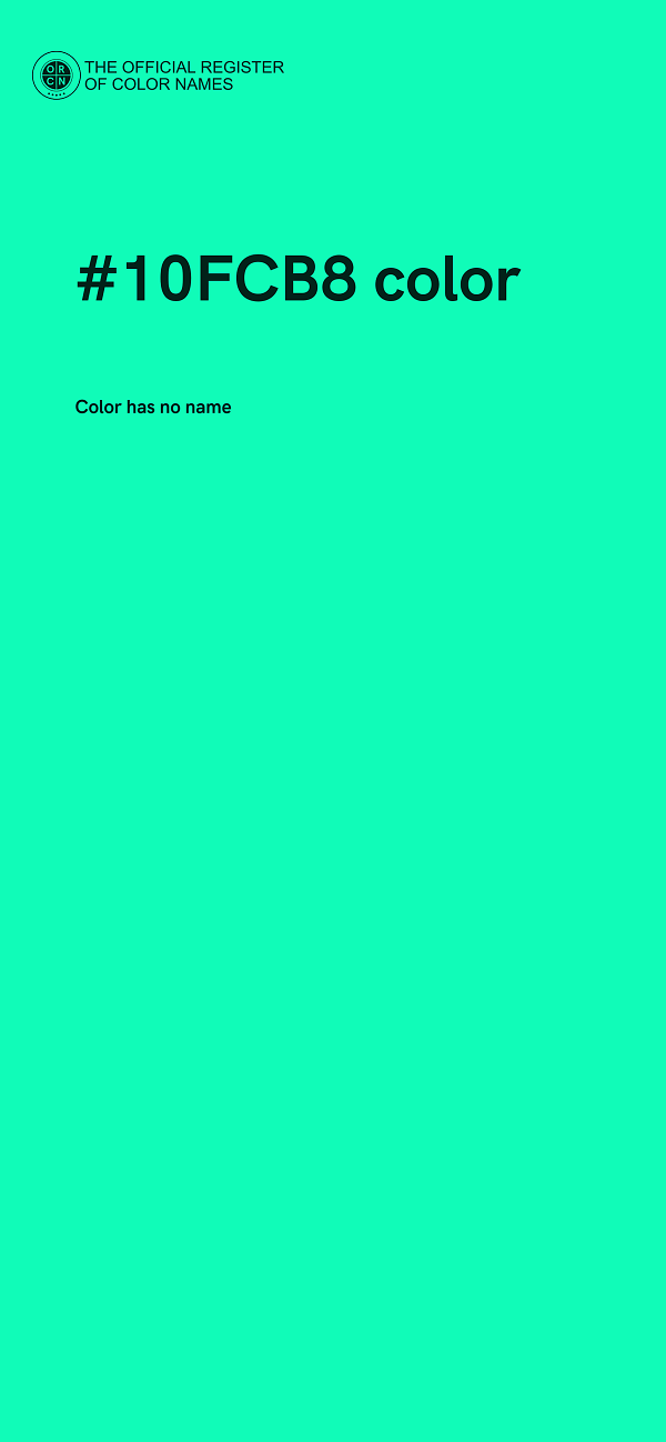 #10FCB8 color image