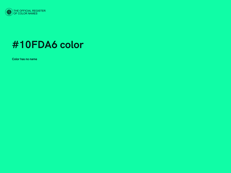 #10FDA6 color image