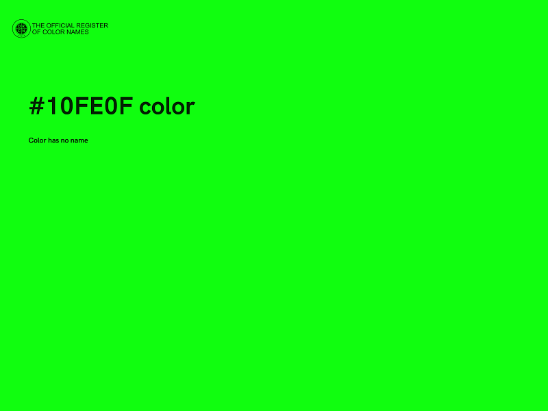 #10FE0F color image