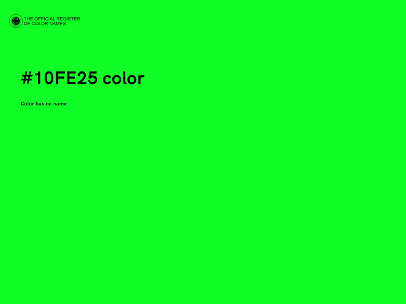 #10FE25 color image