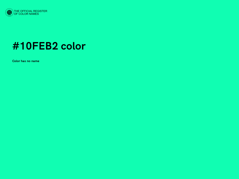 #10FEB2 color image