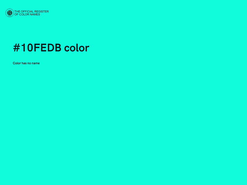 #10FEDB color image