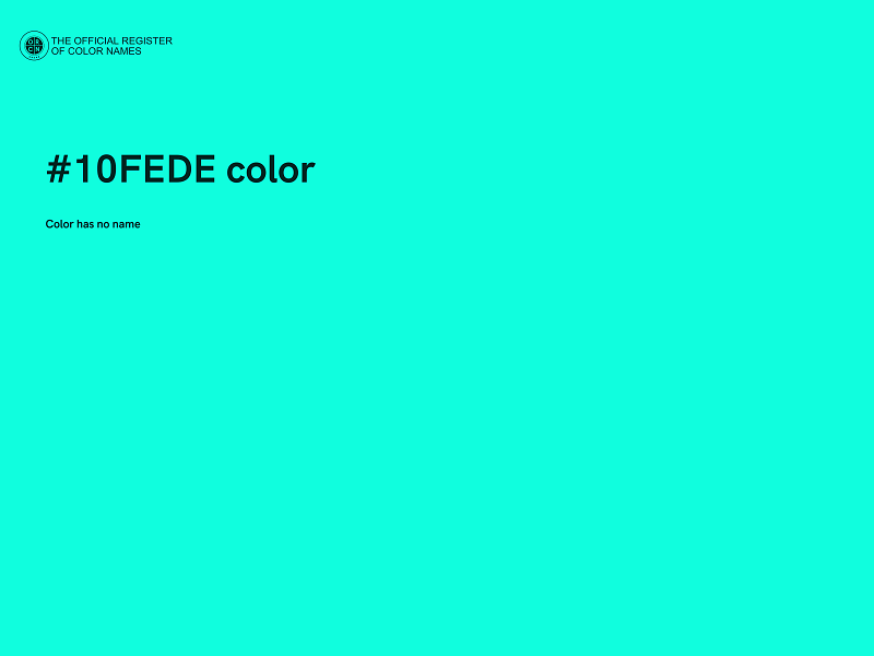 #10FEDE color image