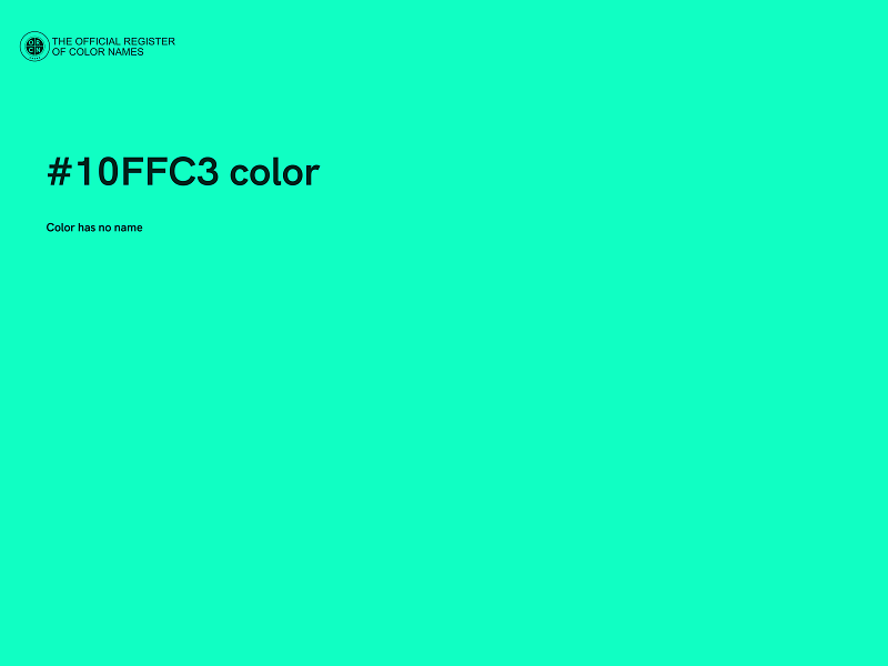 #10FFC3 color image