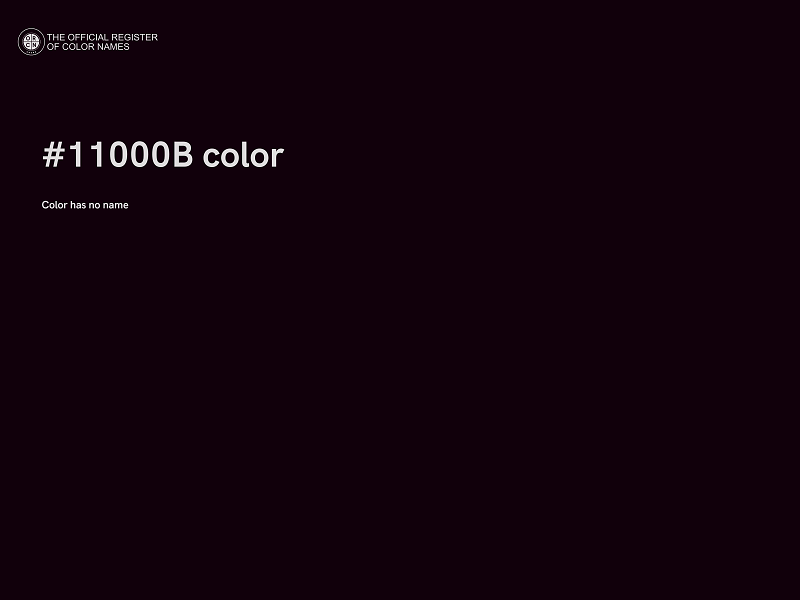 #11000B color image