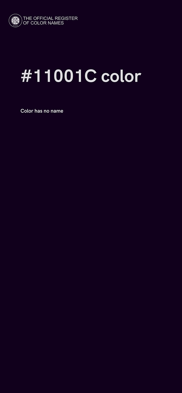 #11001C color image