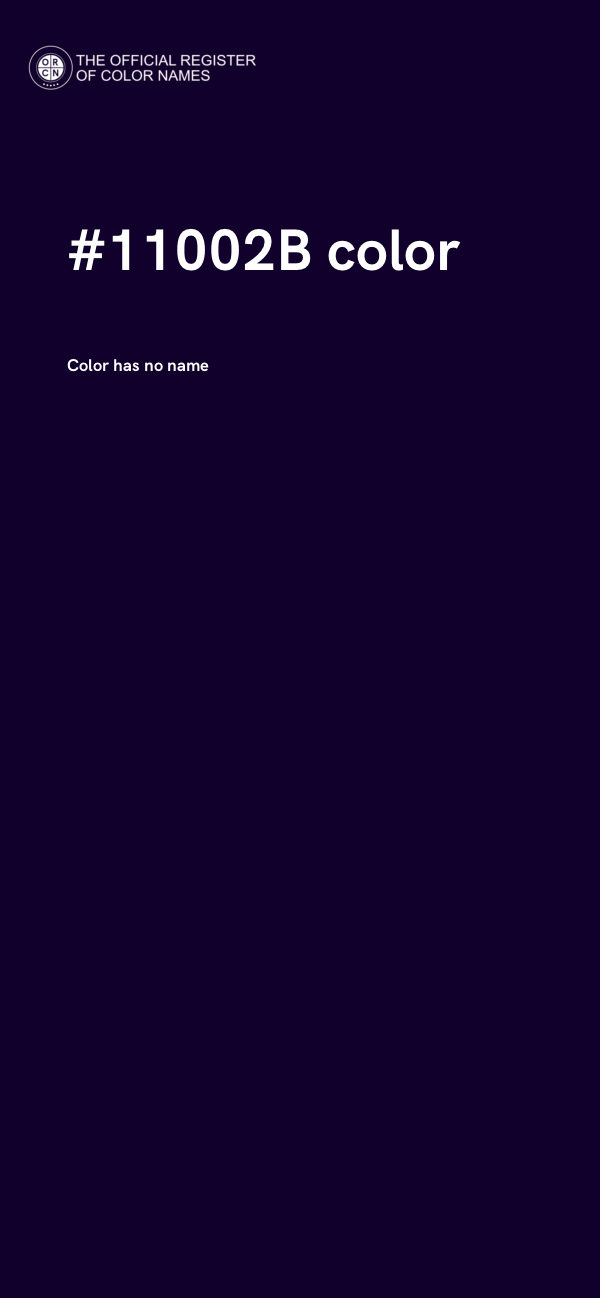 #11002B color image