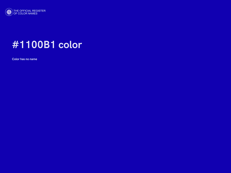 #1100B1 color image