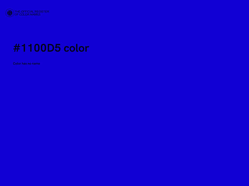 #1100D5 color image