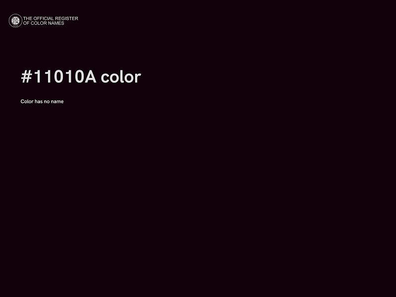 #11010A color image