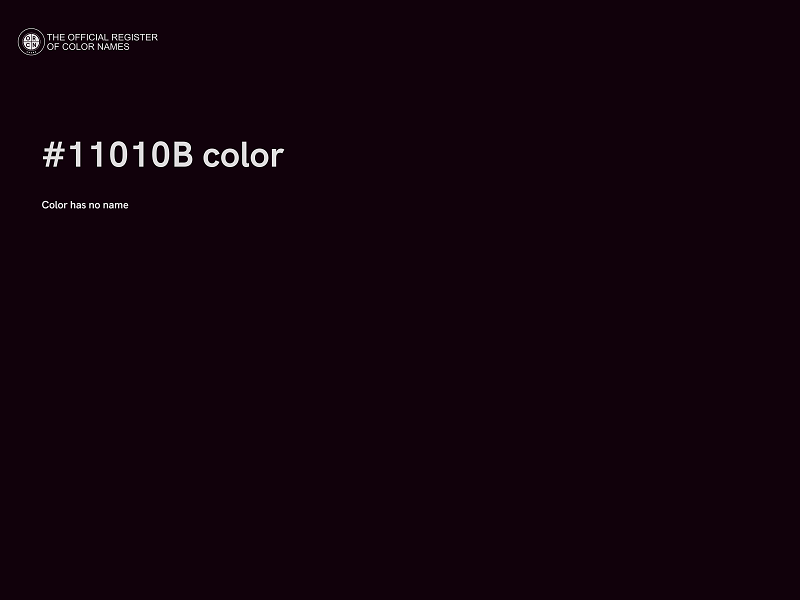 #11010B color image