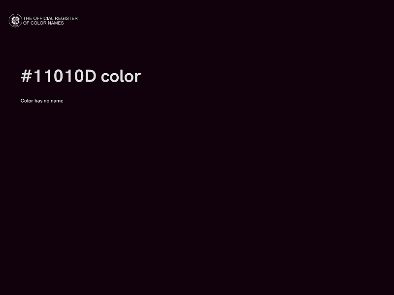 #11010D color image