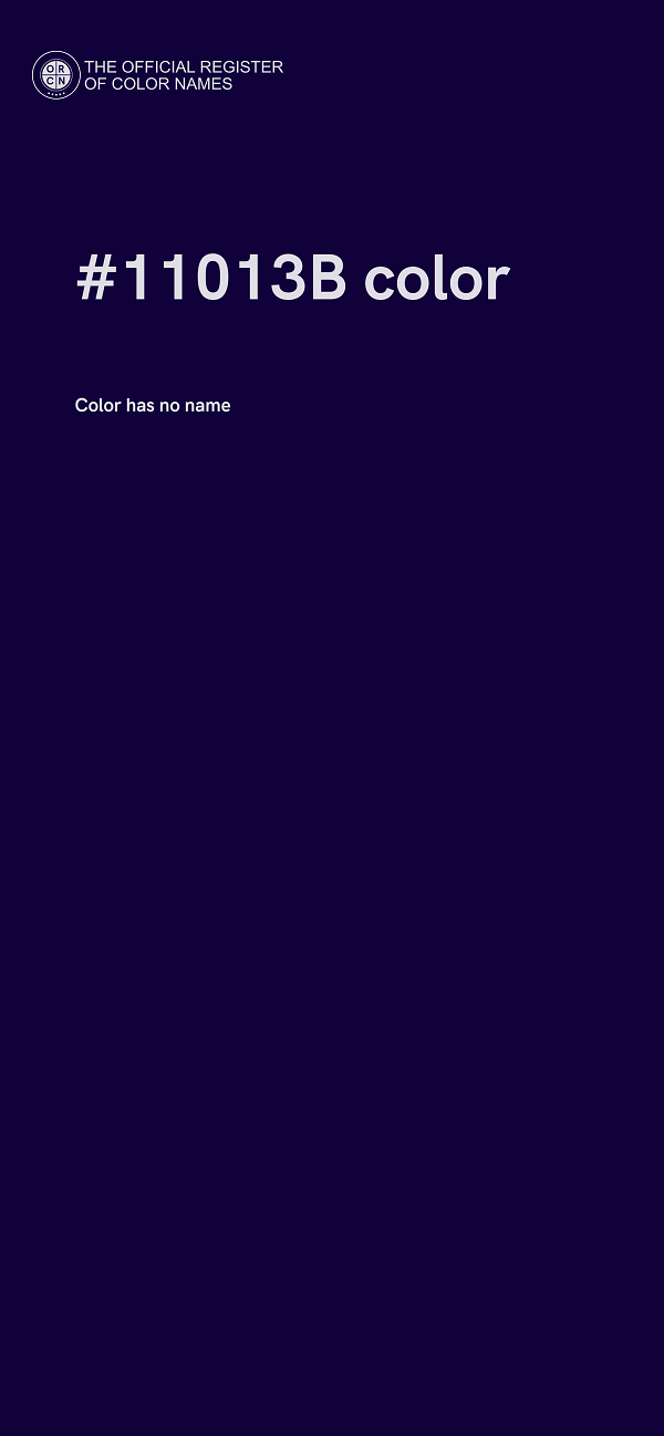 #11013B color image