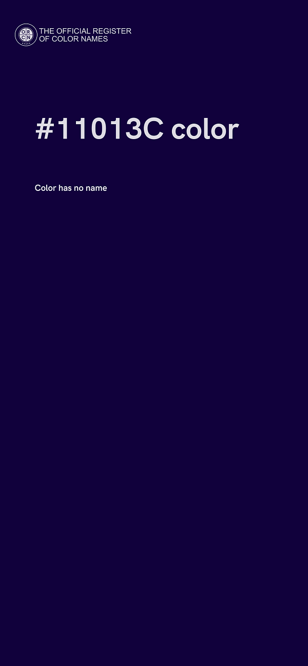 #11013C color image