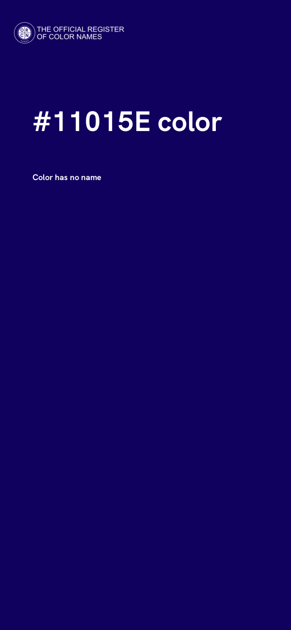 #11015E color image