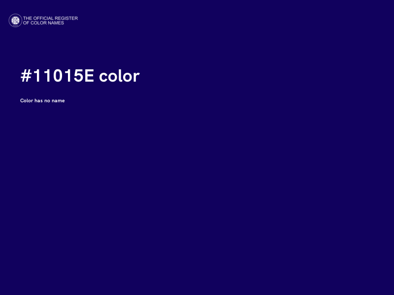 #11015E color image