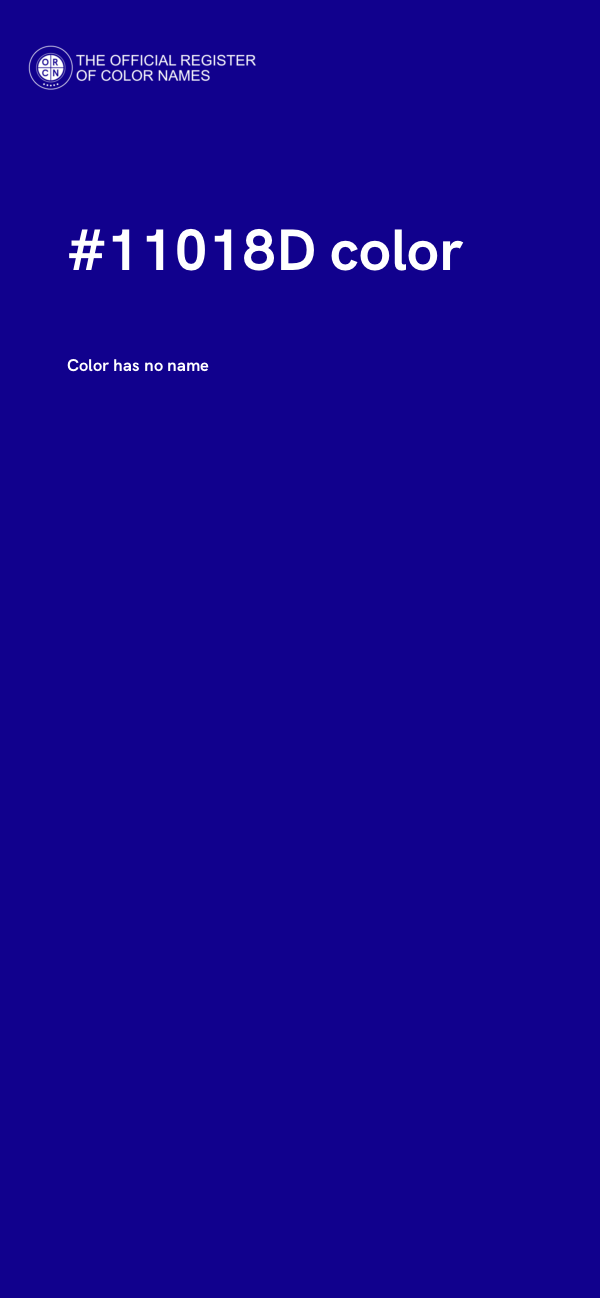 #11018D color image