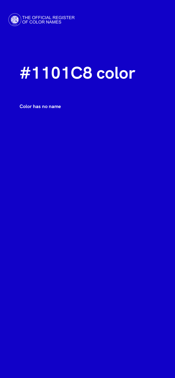 #1101C8 color image