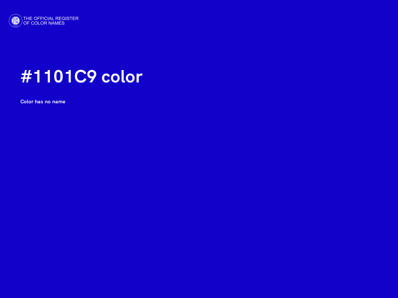 #1101C9 color image
