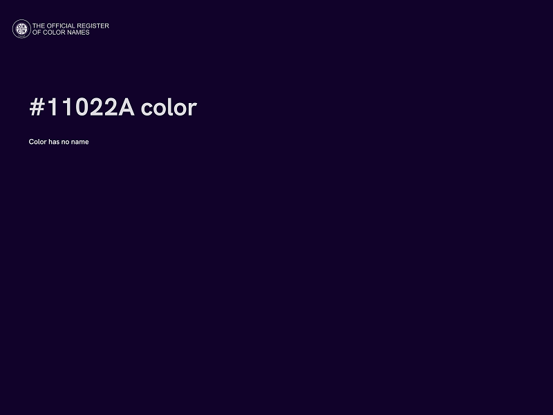 #11022A color image